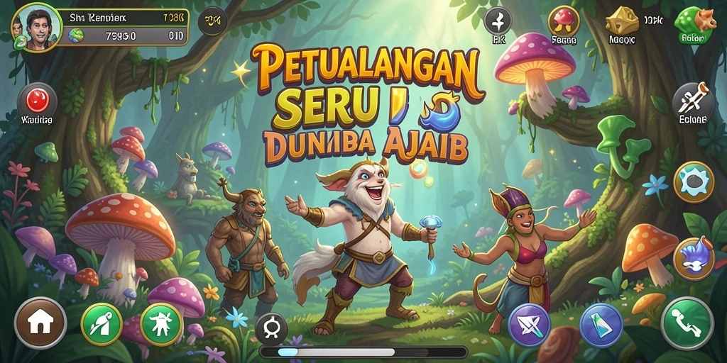 Gameplay seru dan penuh petualangan di 73K.
