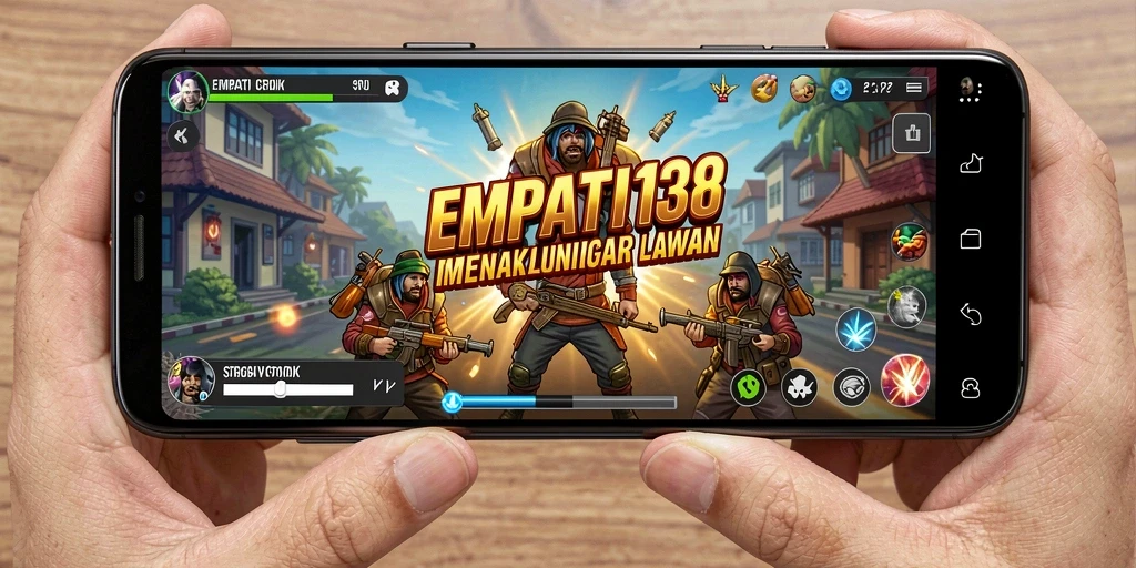 Screenshot gameplay yang menegangkan dalam EMPATI138, tunjukkan strategi terbaik.