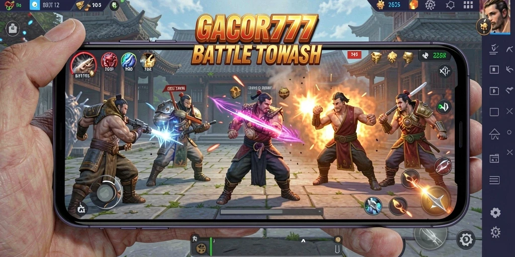 Gameplay seru di GACOR777 dalam pertarungan Battle Royale.