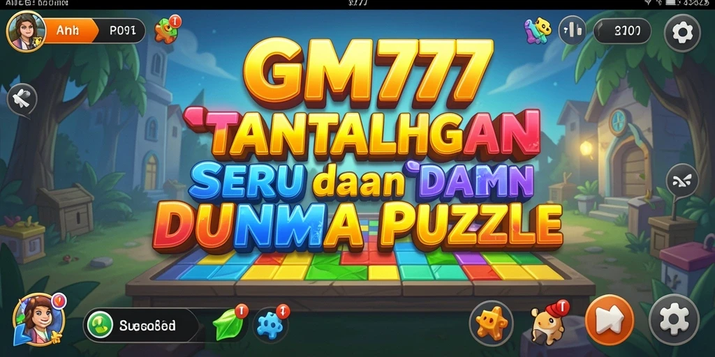 Gameplay seru dan menantang dalam GM777 yang penuh teka-teki.