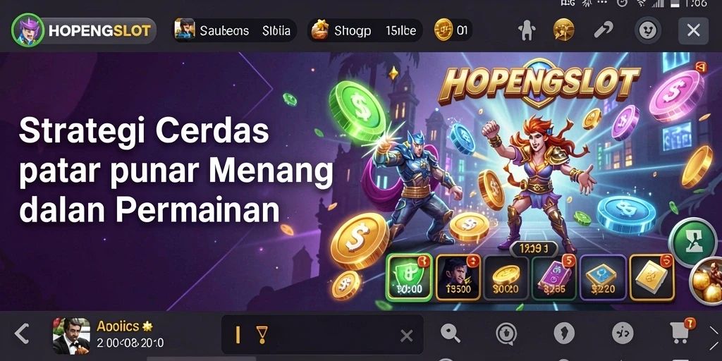 Tampilan gameplay HOPENGSLOT yang seru dan strategis.