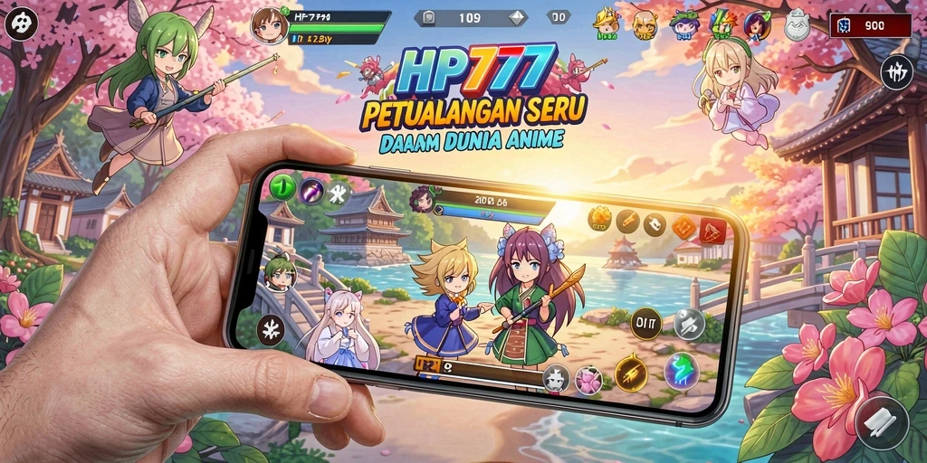 Tampilan menakjubkan dari gameplay HP777 yang penuh aksi Anime.