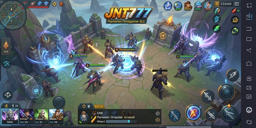 Tampilan gameplay JNT777 yang menarik dan interaktif.