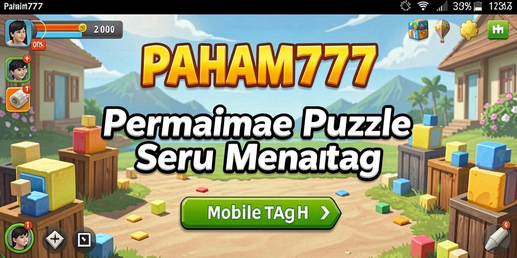 Screenshot gameplay PAHAM777 yang menampilkan tantangan Puzzle yang menarik.
