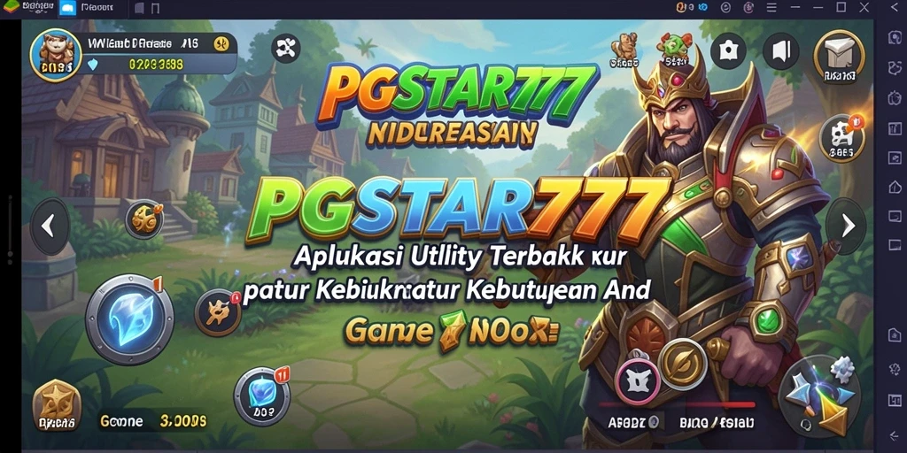 Tampilan antarmuka aplikasi PGSTAR777 yang sederhana dan fungsional.
