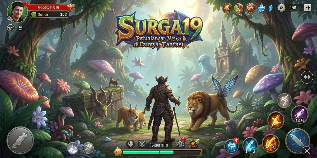 Gameplay SURGA19 yang penuh petualangan dan kejutan.