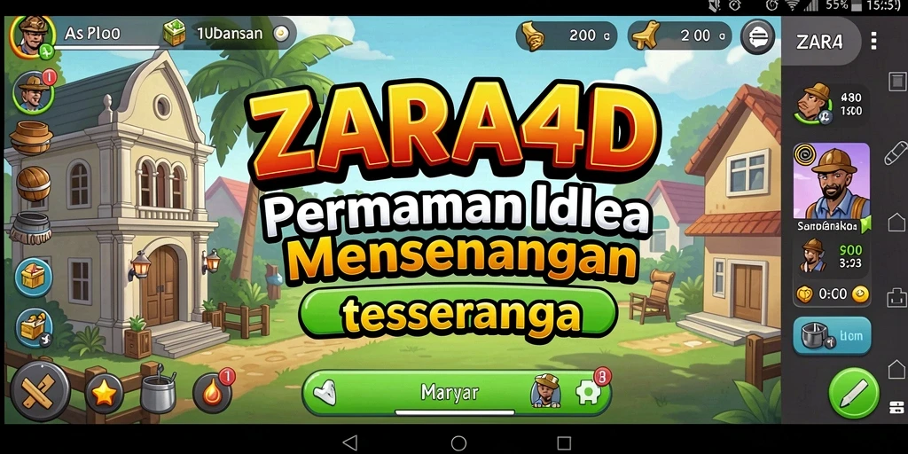 Tampilan screenshot ZARA4D yang menggambarkan gameplay Idle yang seru.