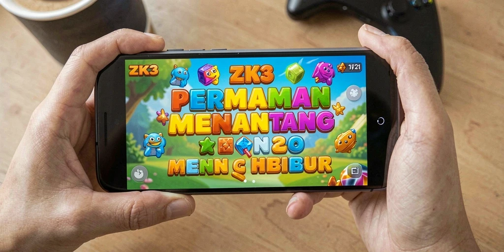 Screenshot gameplay ZK3 yang menampilkan tantangan Puzzle.
